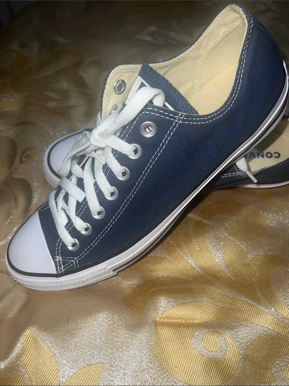Converse Chuck Taylor All Star Low Top Navy Blue- Men 9/ Women 11 EUC - Picture 8 of 8